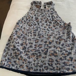 Anthropologie brand new sleeveless print top